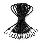 AVOID Snelbinder met Haak 20 Stuks - Snelbinders 20 cm - Spanelastiek met haak - Elastiek - Snelbinder Fiets - Zwart