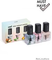 E.Mi Nail Therapy System Set - Argan power - Vitamin complex - Keratin serum - Nagelversteviging - Nagelverzorging