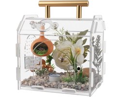 DailySupplies® Terrarium - Ecosysteem - Reptielenverblijf - Transparant