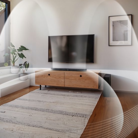 Teufel CINEBAR 11 voor Dolby Atmos 2.1-Set - Soundbar met draadloze subwoofer - Bluetooth met aptX - Virtuele surround sound - zwart van Teufel — afbeelding 3