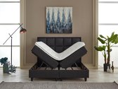 BSS Bedding Vlinder - Boxspring - Complete Boxspring - 160x200 - Boxspring met Opbergruimte - Slaapkamerbed - Bedden - Bed Set - 1 x Matras met Topper - 2 x Bedbox - 1 x Hoofdbord