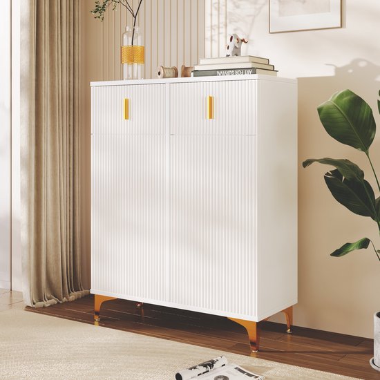 Commode de Rangement 4 Tiroirs En Bois 110x40x80 cm - Ciel & terre Commerce Commode de Rangement 4 Tiroirs En Bois 110x40x80 cm - Ciel & terre Commerce