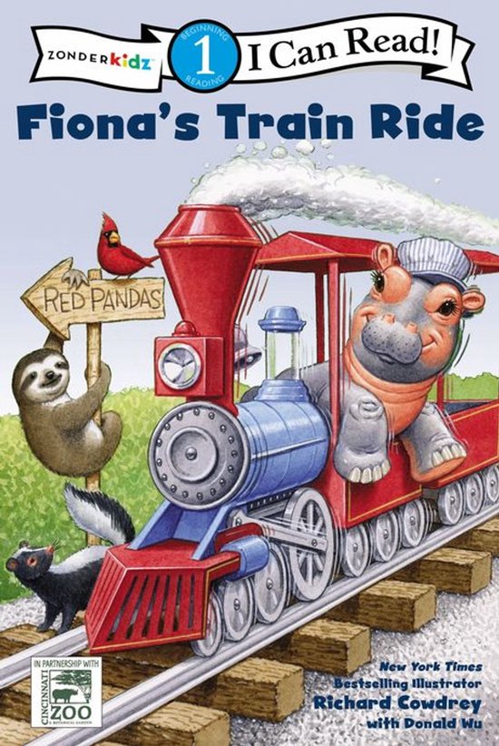 I Can Read! / A Fiona the Hippo Book 1 - Fiona's Train Ride - cover