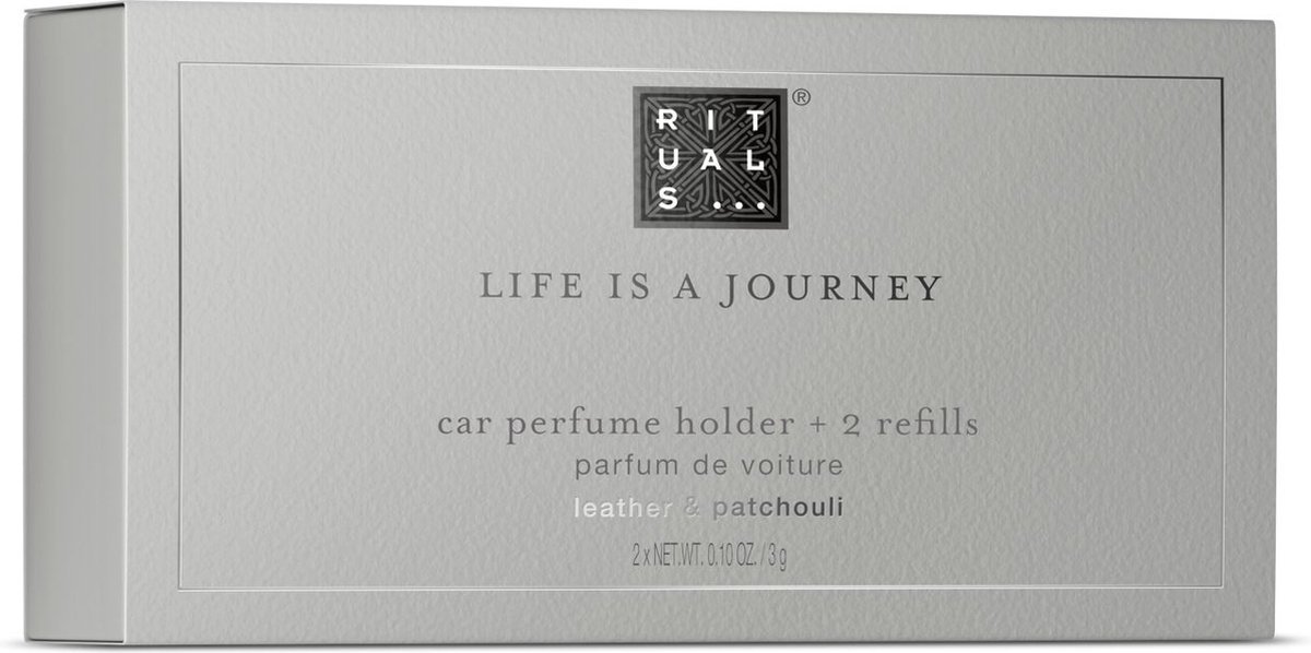Rituals - Sport Car Perfume Holder + 2 x Refill - Autogeur en 2 x navulling