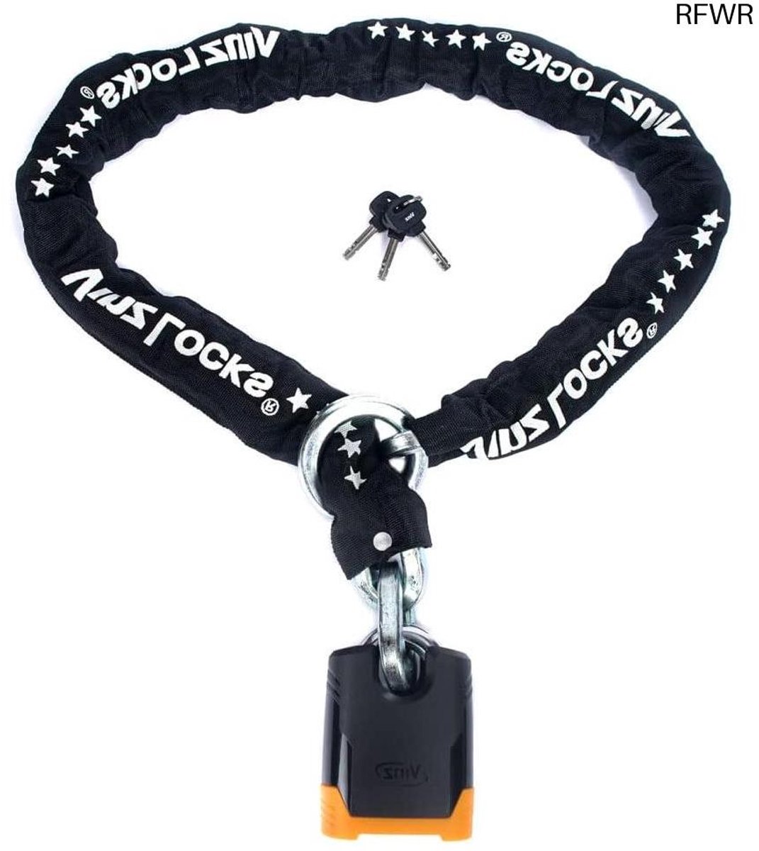 RFWR® Motorslot en Scooterslot ART 5 - 120 cm | Kettingslot voor Optimaal Beveiliging