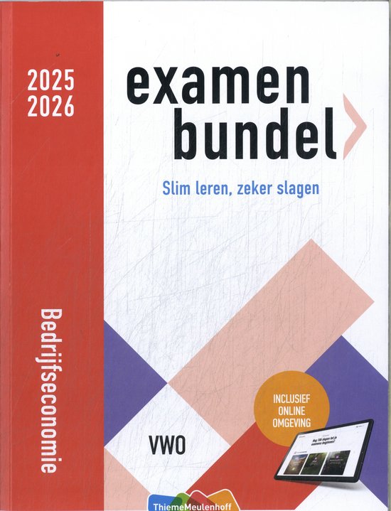 9789006994742 - Examenbundel Bedrijfseconomie vwo 2025/2026