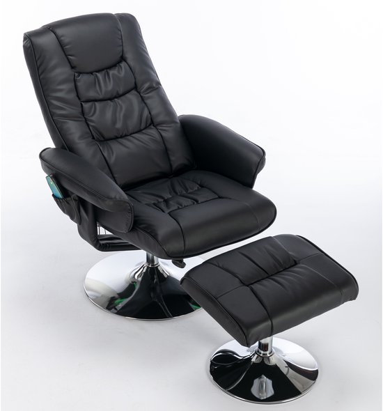 Merax Elektrische Massagestoel met Verwarming - Zwart - Merax - €339,99