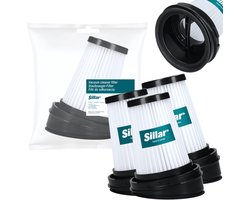 Sillar, filter voor stofzuiger, geschikt voor staande stofzuigers van Gorenje, ETA, Grundig, vervanging voor filters 9178008590 / 573575 / ETA044900020, 3 stuks