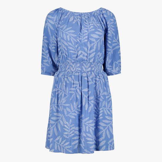 TwoDay dames jurk met print blauw - Maat S