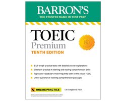 Barron's Test Prep - TOEIC Premium: 6 Practice Tests + Online Audio, Tenth Edition