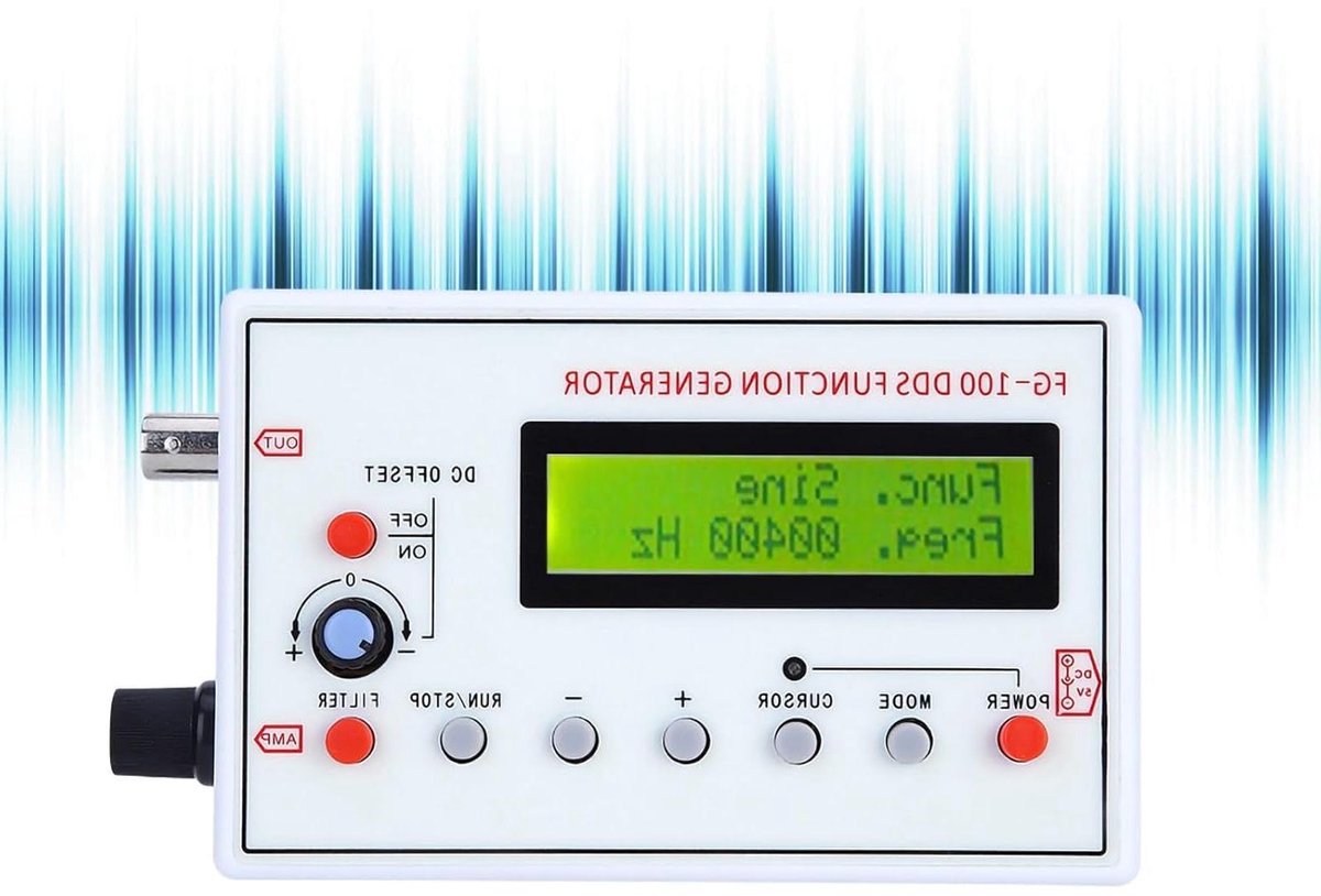 JGS Premium - Signaal Generator DDS Functie Module Frequentie Teller Sinus 1Hz-500KHz Meter