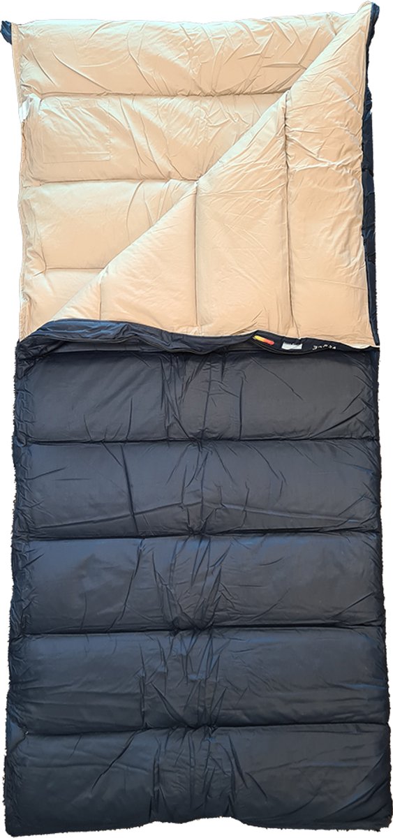 Polydaun Venice XL - Slaapzak - Extra Ruimte - Comfort Temperatuur 3°C - Koppelen tot 2-Persoons - lengte 220 cm