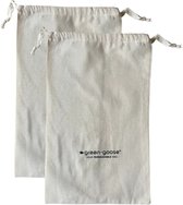 Extra grand sac à pain réutilisable en lin biologique | 44x35cm | sac de conservation des aliments | Sacs à pain Eco