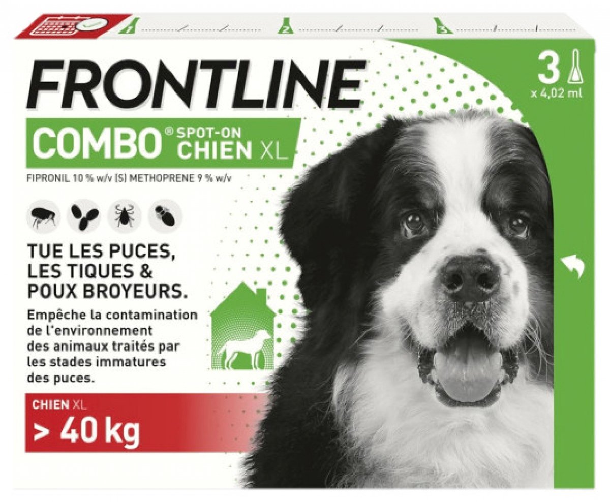 Frontline Combo XL Hond (meer dan 40 kg) 3 Pipetten