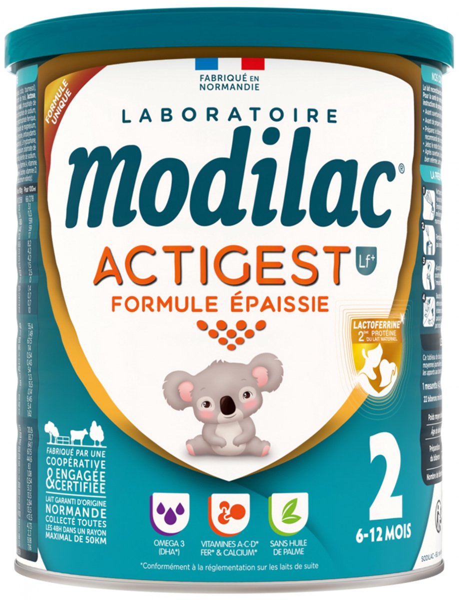 Modilac Actigest 2e Leeftijd van 6 tot 12 Maanden 800 g
