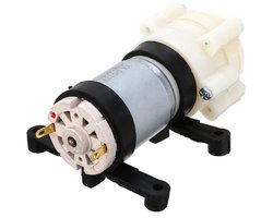 Aquariumwaterpomp Mini - 6V-12V Micromotorpomp - Watergekoelde pomp Zelf-aanzuigend 385 - DC 12V Mini-zuigpomp - Membraanpomp Geluidsarm - Geschikt voor theemachine Aquariumwaterdispenser