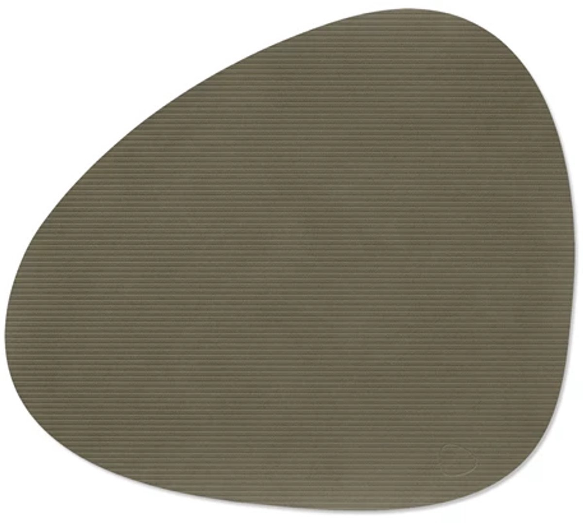 LIND DNA Corduroy placemat curve 37x44cm army green