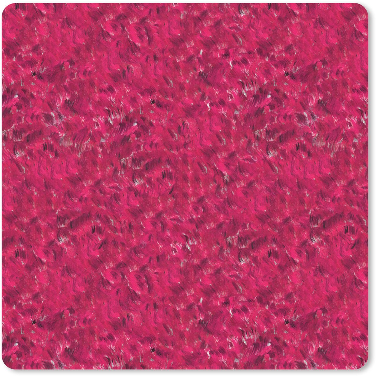 Muismat 30x30 cm - Mousepad Vloeiend - Verf - Texturen - Rood - Muismatten