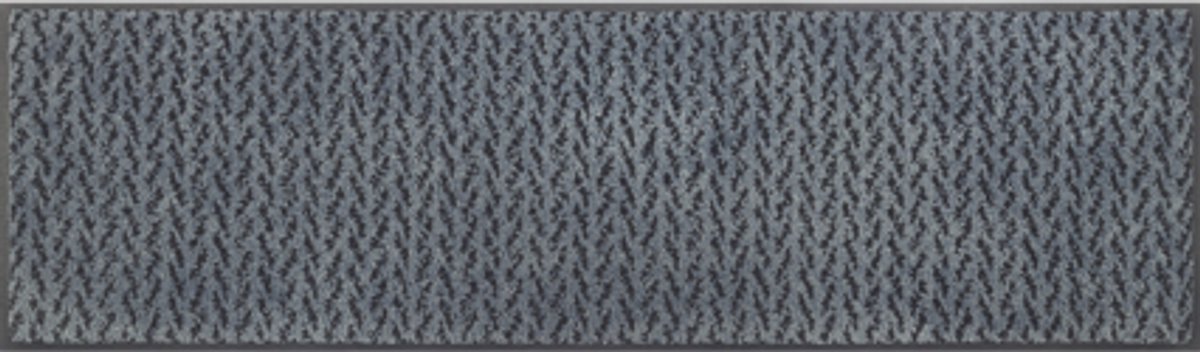 Kleen-Tex Wash+Dry Eco Revive Wasbare Deurmat - Loper - Duo Denim - 35 x 120cm grijs