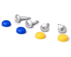 BOOST2 Kentekenplaat schroeven - bevestiging voor auto motor scooter - 4 stuks