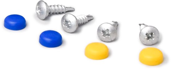 Kentekenplaat schroeven set stuks 4