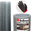 LUN FIX - Grillage anti-rongeurs 100 cm 6x6 fi 0 soudé galvanisé - 25 m