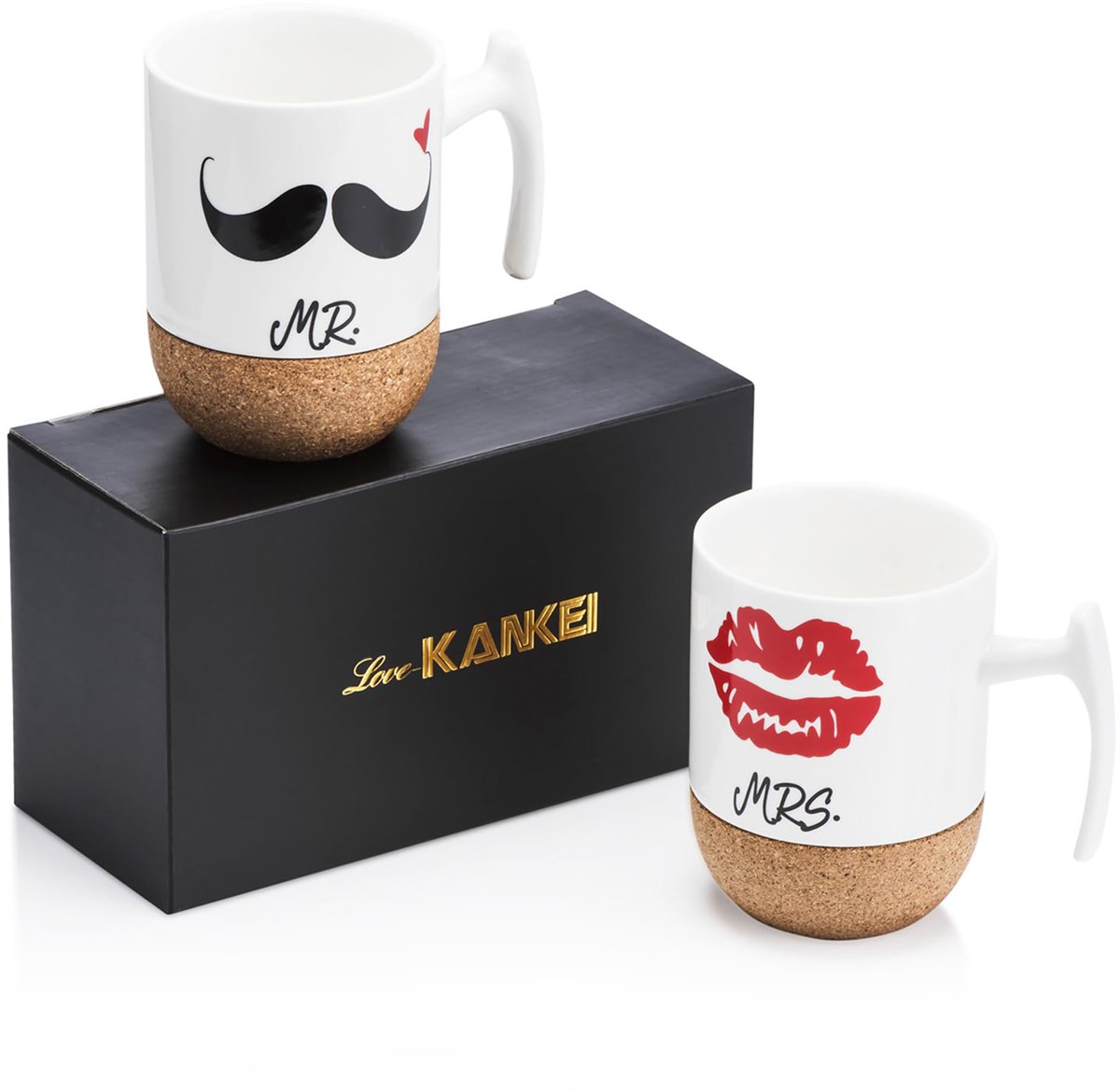 Tassen Set - Partnertassen - Voor Koffie en Glühwein - 300 ml