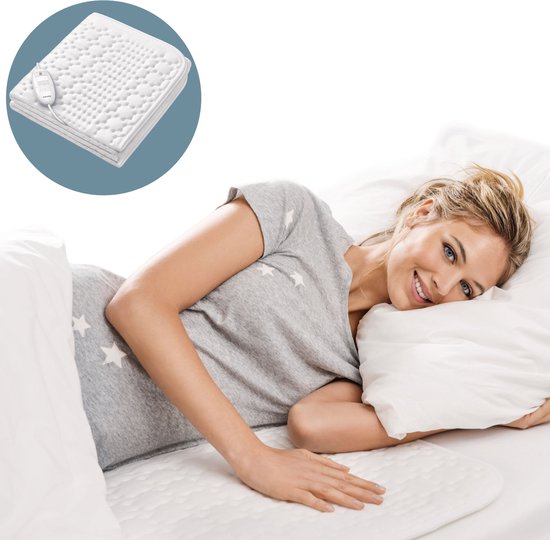 Beurer TS 19 Compact Elektrische Onderdeken – Eenpersoons: 130 x 75 cm – 3 Warmtestanden – Fleece – Wasbaar – Veiligheidssysteem – 5 Jaar Garantie