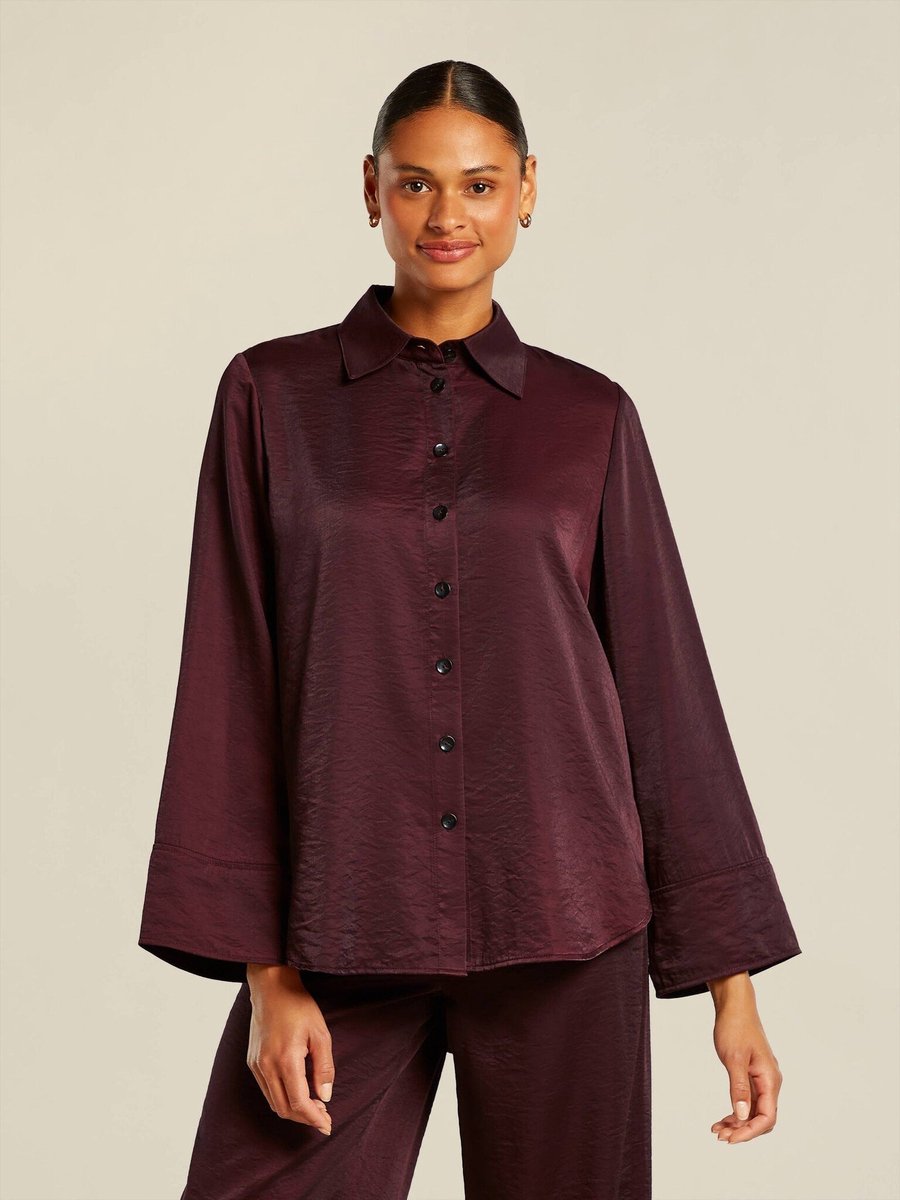 Beaumont Sem Blouse Dames - Jurken - Bordeaux - Maat 38