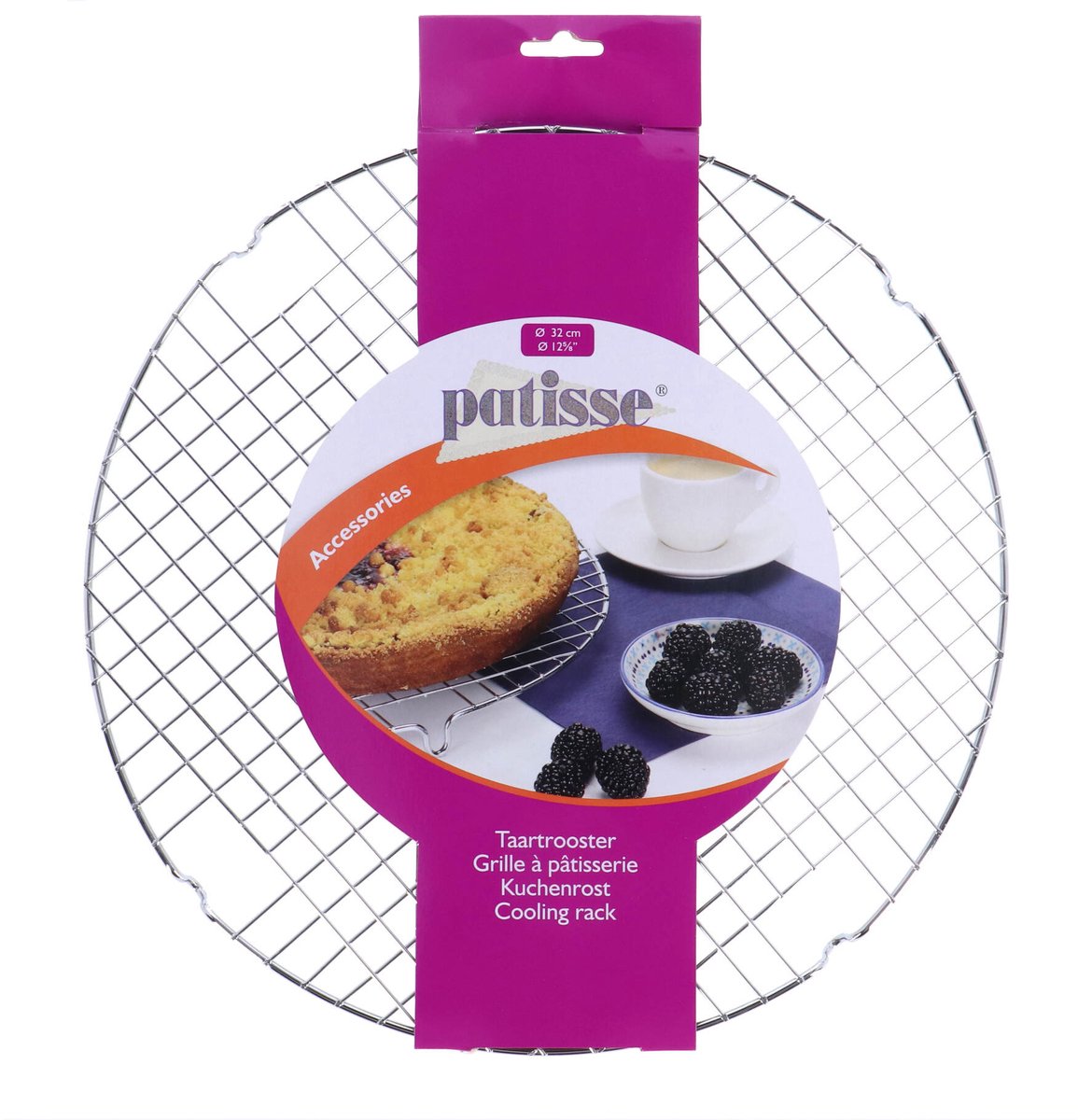 Patisse taartrooster - ruit -  Ø 32 cm