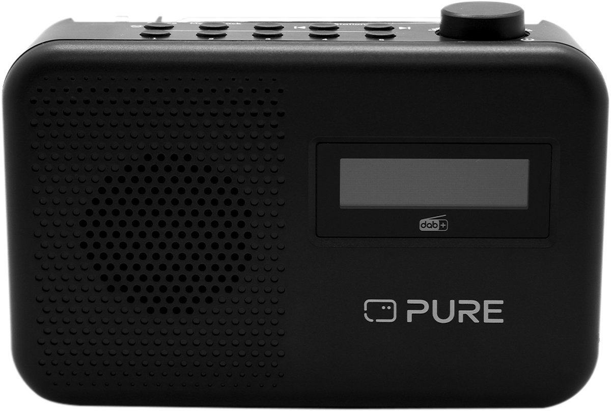 Pure Elan One² DAB+ draagbare radio met Bluetooth, Charcoal