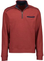 Pull Blue Seven - 370190 rouge/orange à fermeture éclair courte - taille XXL