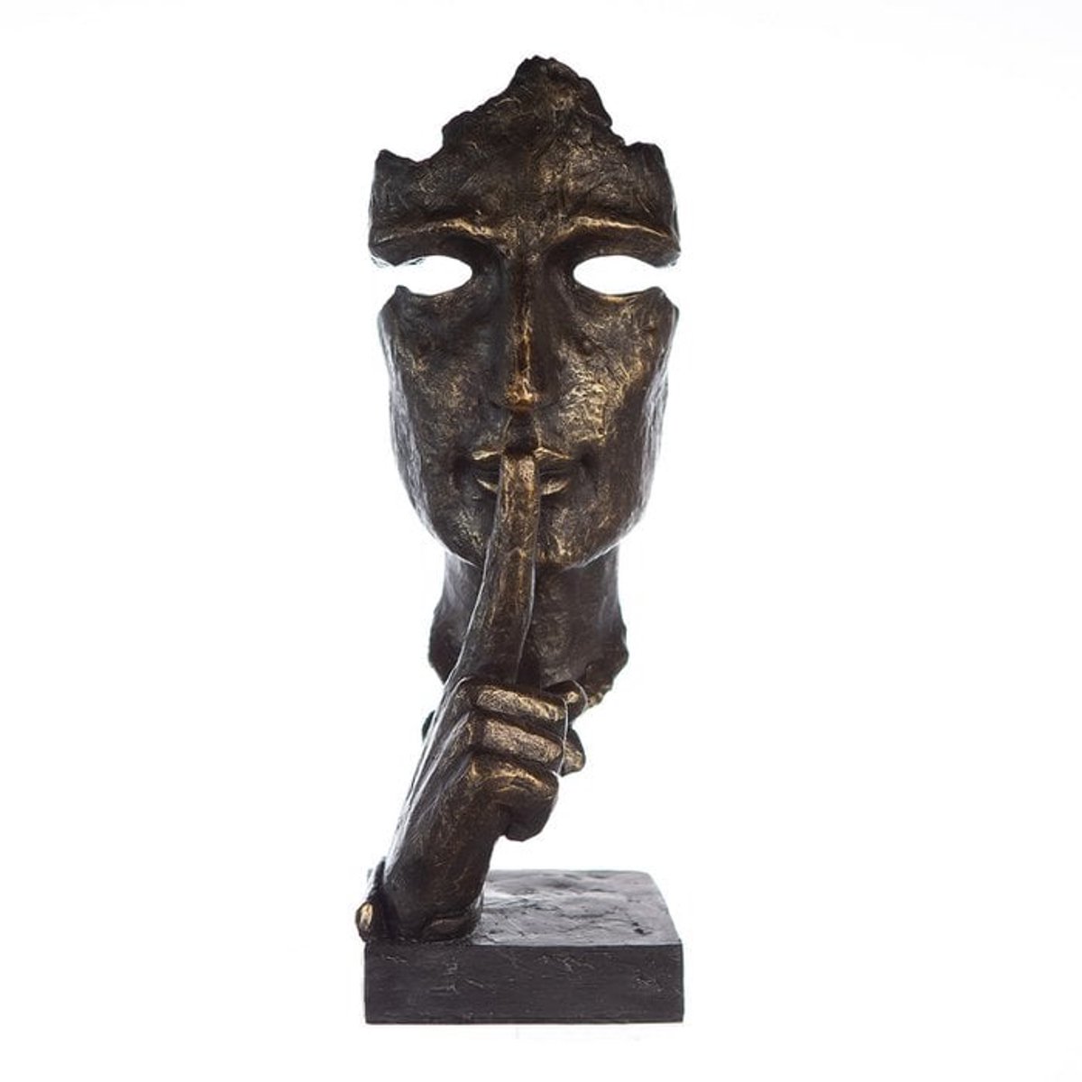 Decoratie beeld object Polyresin Sculptuur XL "Stilte" H 100 cm