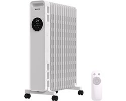Auronic Olieradiator met Thermostaat en Display - 2500W Heater - Elektrische Kachel - 3 Standen -…