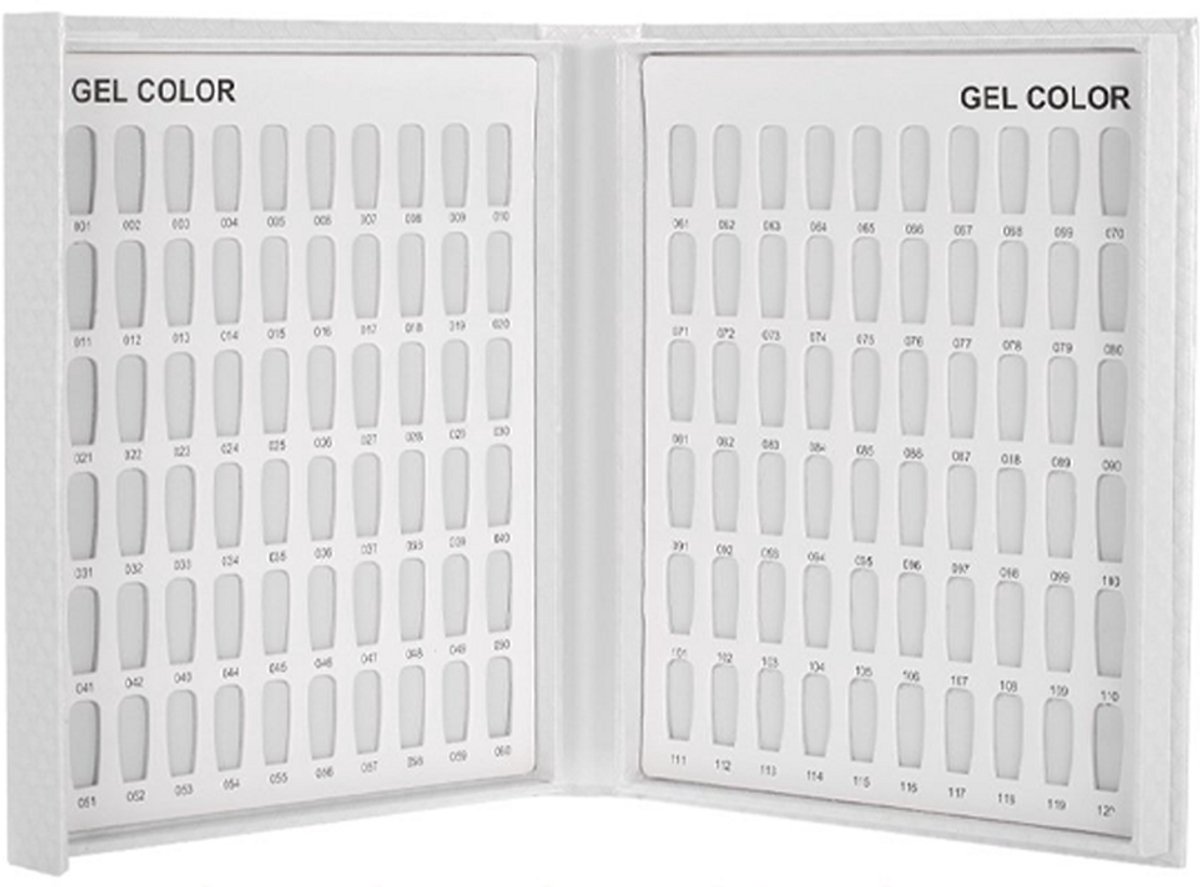 Nail Art-voorbeelden - 120 kleuren