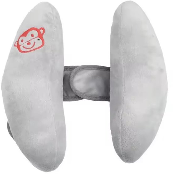 Coussin de nuque pour enfant - Bébé - Grijs - Réglable - Coussin de nuque pour siège auto - Coussin de tête - Appuie-tête - Coussin de protection de la tête