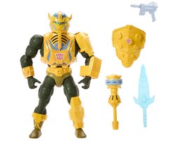 Mattel Masters of the Universe x Transformers Action Figure Bumblebee Armor Man-At-Arms heo European Exclusive 14 cm Action Figuur