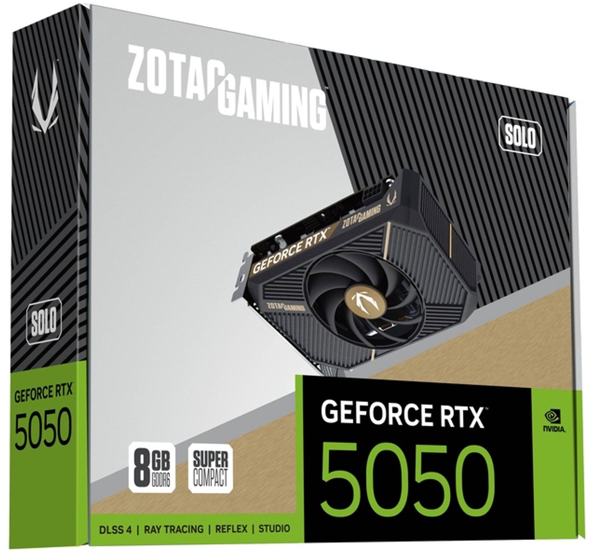 Zotac GAMING GeForce RTX 5050 SOLO NVIDIA 8 GB GDDR6