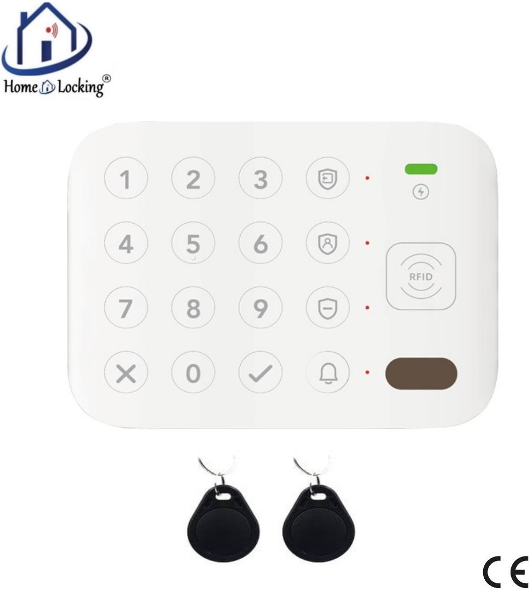 Home-Locking RFID code klavier + 2 stuks badge. RFI-043ST