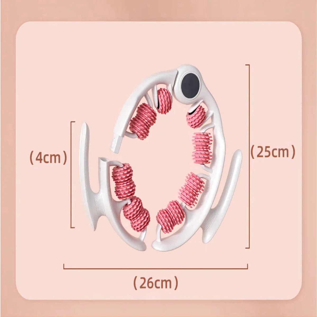 Cellulite Massage Roller Roze - Effectief Design - afbeelding 2