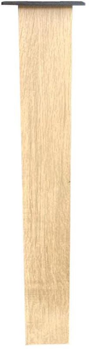 FLE - Eiken rechte tafelpoot 72 cm van massief hout 10 x 10 cm - set van 4 stuks