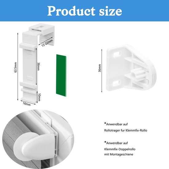 Cabilock Lot De 6 Taquets Plastique Transparents – Enrouleurs De Cordon Sécurité Enfant Pour Stores, Rideaux, Ventilateurs & Décorations Lumineuses