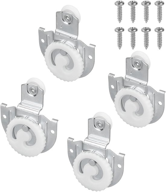 4 Pack Roeimachine Seat Roller Wheels voor soepele en stille werking
