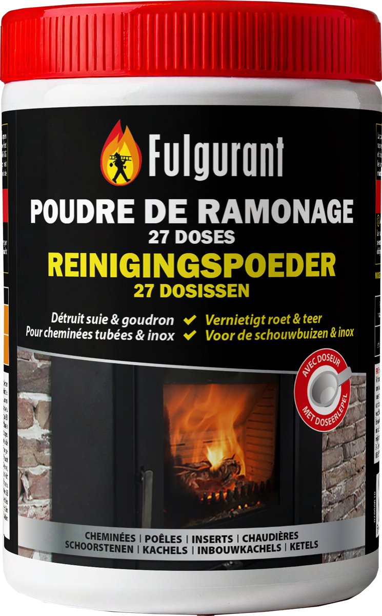 Fulgurant - Reinigingspoeder - Schoorsteenvegen - 800gr
