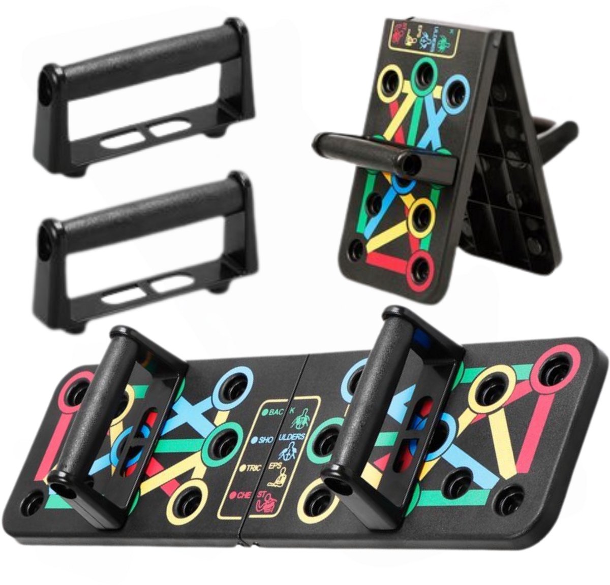 Velours Max® - Push Up Bar - Push Up Board - Push Up Bord - Push Up - Push Up Grips - Fitness - Sport - Krachttraining - Opdruk Bord - Opdruk Bord Fitness - Opdruksteunen - Calisthenics - Hyrox