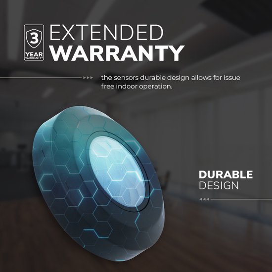 Détecteur de mouvement PIR avec interrupteur crépusculaire Portée 360° 8 mètres. Maximum 200 Watt IP20 en saillie couleur noir