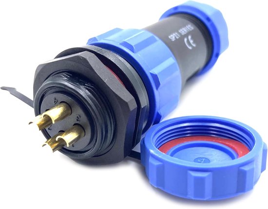 IP68 Waterdichte Connector Voor Buitenverlichting - X-vorm - Hoge Beveiliging 16A 240V Beneito Faure Stekker Stopcontact