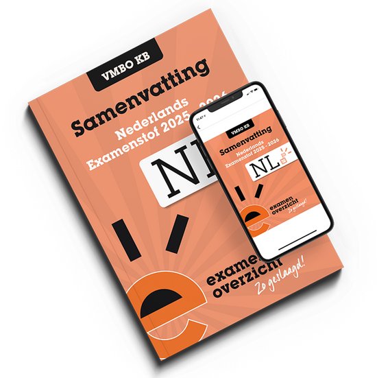 ExamenOverzicht - Samenvatting Nederlands VMBO KB - cover