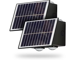 FuturiQ LED Solar Wandlamp RGB - Up & Down Buitenverlichting - Waterdicht - Zonne-energie Tuinlamp - Gevelverlichting - 2 stuks