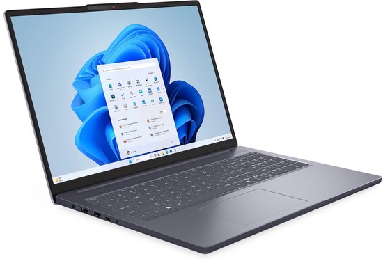 Lenovo IdeaPad Slim 3 16IRH10 Intel® Core™ i5 i5-13420H Laptop 40,6 cm (16") WUXGA 24 GB DDR5-SDRAM 1 TB SSD Wi-Fi 7 (802.11be) Windows 11 Home Duits Grijs - Lenovo - Hoofdafbeelding